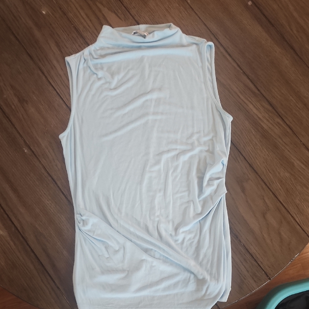 Sleeveless Light Blue Women's Top